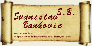 Svanislav Banković vizit kartica